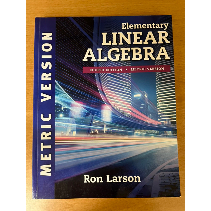 售完《二手》Elementary Linear Algebra 8E / LARSON