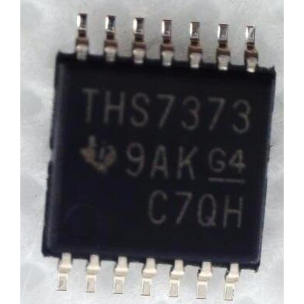 THS7373IPWR Video Amp, 4 濾波器 14-TSSOP 台灣現貨