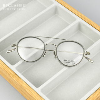 BJ CLASSIC PREM-125CW NT 日本品牌手工眼鏡｜知性復古雙槓款眼鏡 男女生品牌眼鏡框【幸子眼鏡】