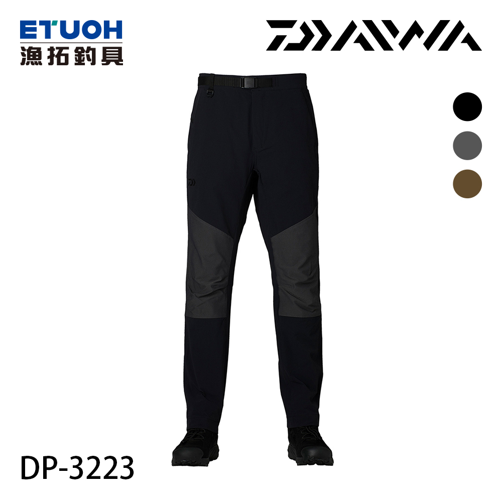 DAIWA DP-3223 黑 [漁拓釣具] [機能長褲]