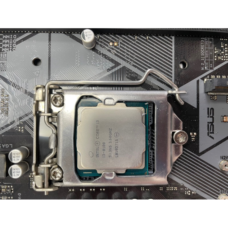 [優質二手品］i3-8100+Asus B360M-A