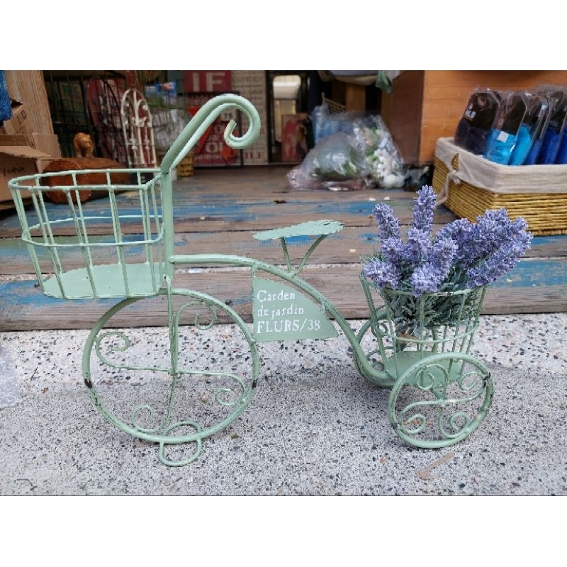 🔥現貨🔥   日雜 - 腳踏車造型 仿舊鐵花架