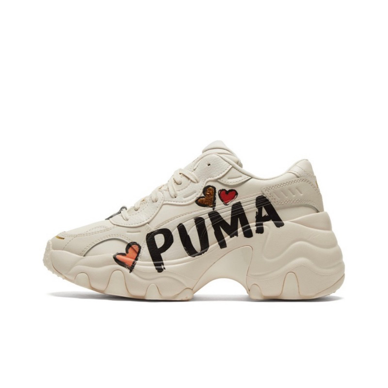 Puma 女鞋 (23 cm) Pulsar Wedge Wns Cn 奶白 增高鞋 泫雅代言 復古 厚底 老爹鞋 韓版