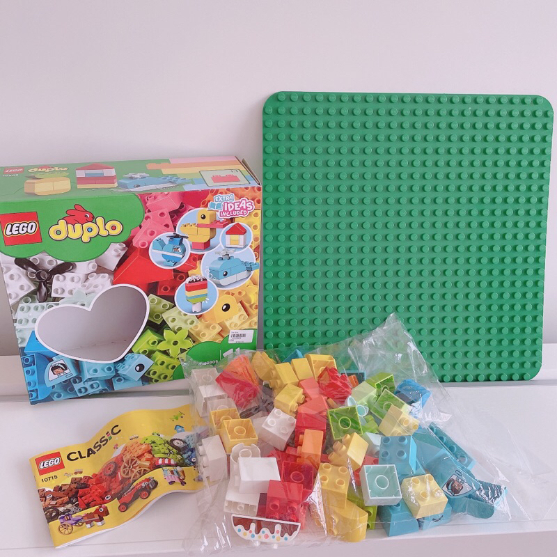 買就送9.9成新/正品樂高LEGO 10909心型盒 得寶系列