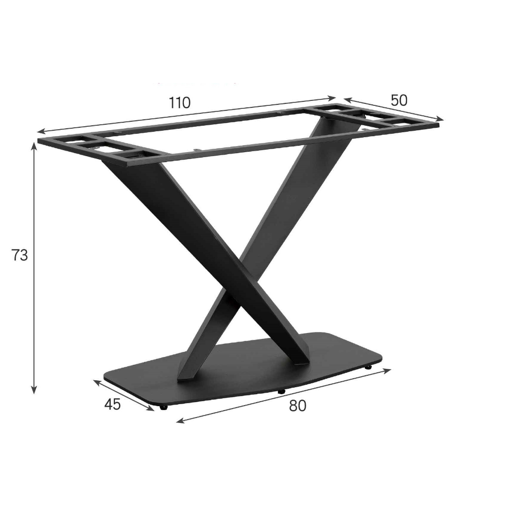 【新荷傢俱工場】 T 174 ☆(2款)黑砂鐵腳 餐桌腳 鐵桌腳 造型桌腳