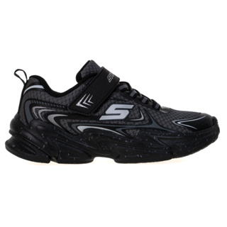 奇星 SKECHERS 童鞋 WAVETRONIC 運動 慢跑鞋 輕量 透氣 黑灰 #403885LCCBK