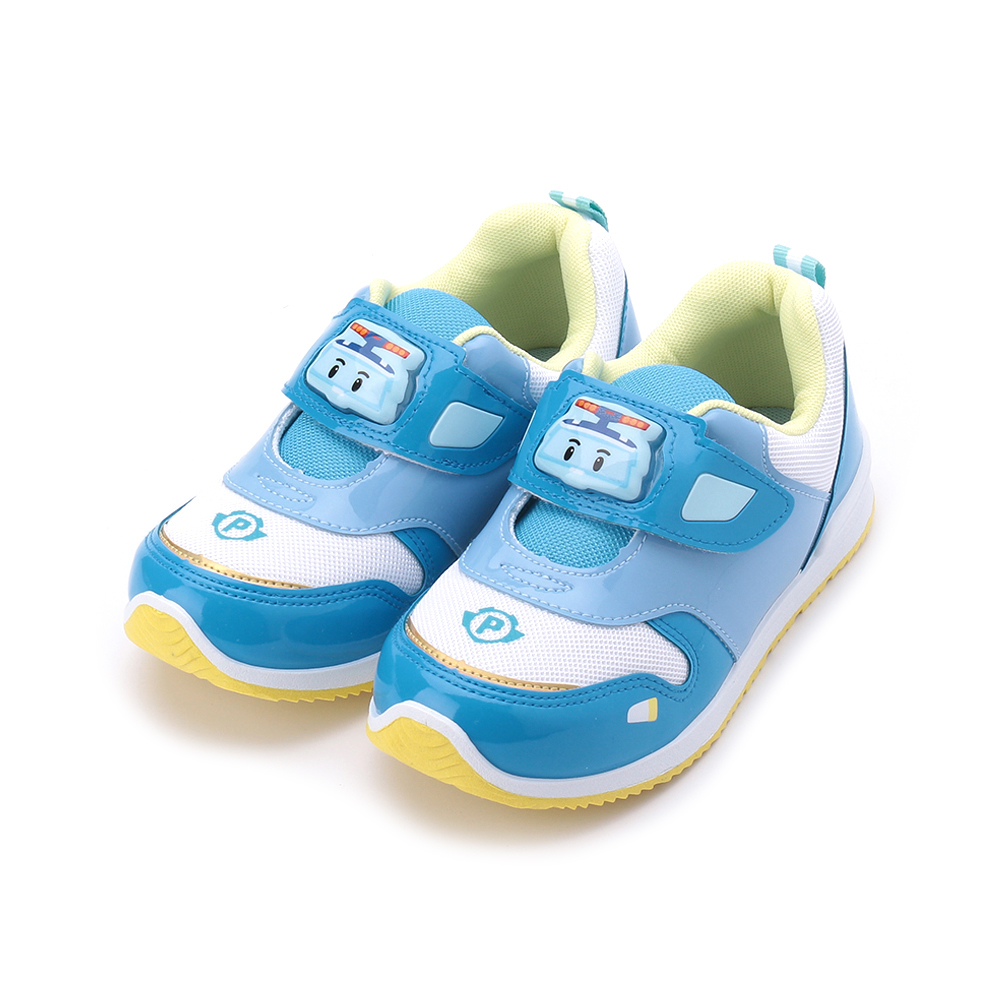 POLI 波力 波力電燈運動鞋 藍白 POKX34136 中童鞋