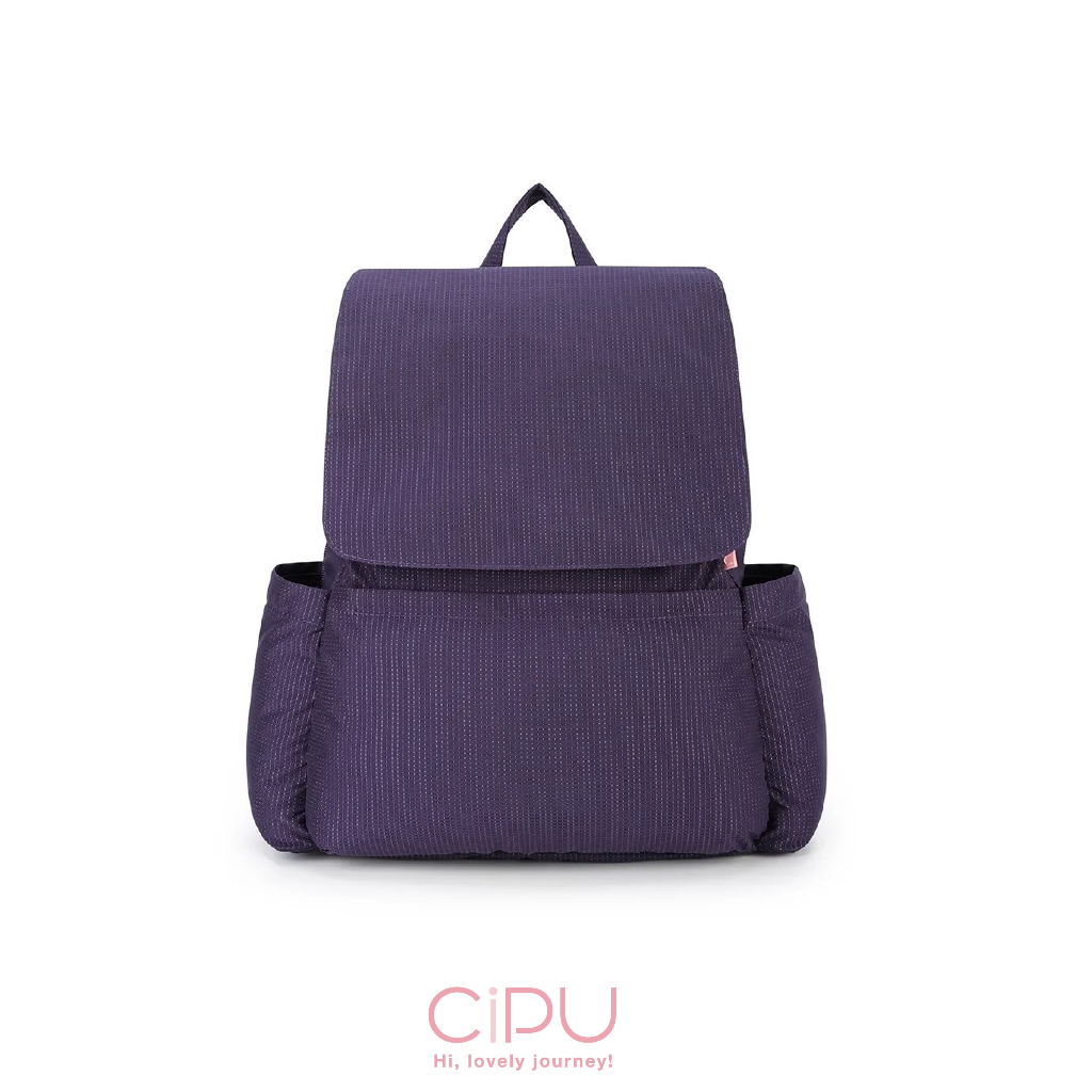 CiPU喜舖 Light後背包(Lady紫） 媽媽包/爸爸包/後背包/大容量/多隔層/輕量包/母嬰媽咪包/通勤包/旅行包