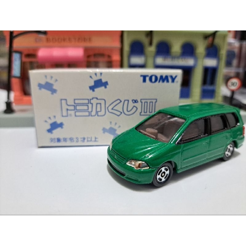 Tomica 舊藍標 絕版 抽抽樂 3 本田 Honda Odyssey No.46 稀少 綠色 經典