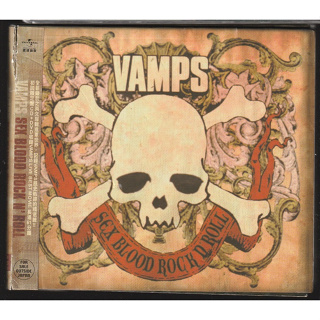 2手CD -- VAMPS // SEX BLOOD ROCK N’ ROLL精選輯 ~ CD+DV-環球2011