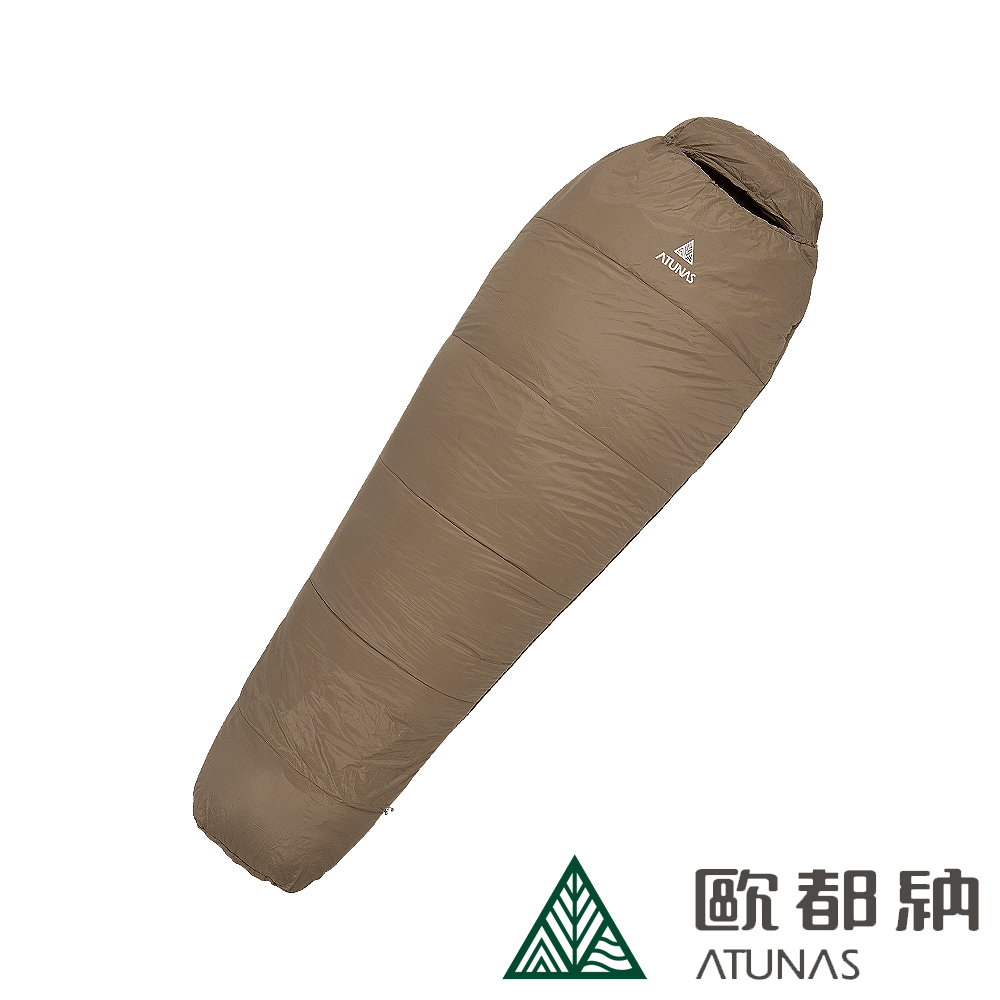 《歐都納 ATUNAS》650 PRIMALOFT 科技纖維登山露營睡袋 可可  A1SBEE07 (睡袋/登山/露營)