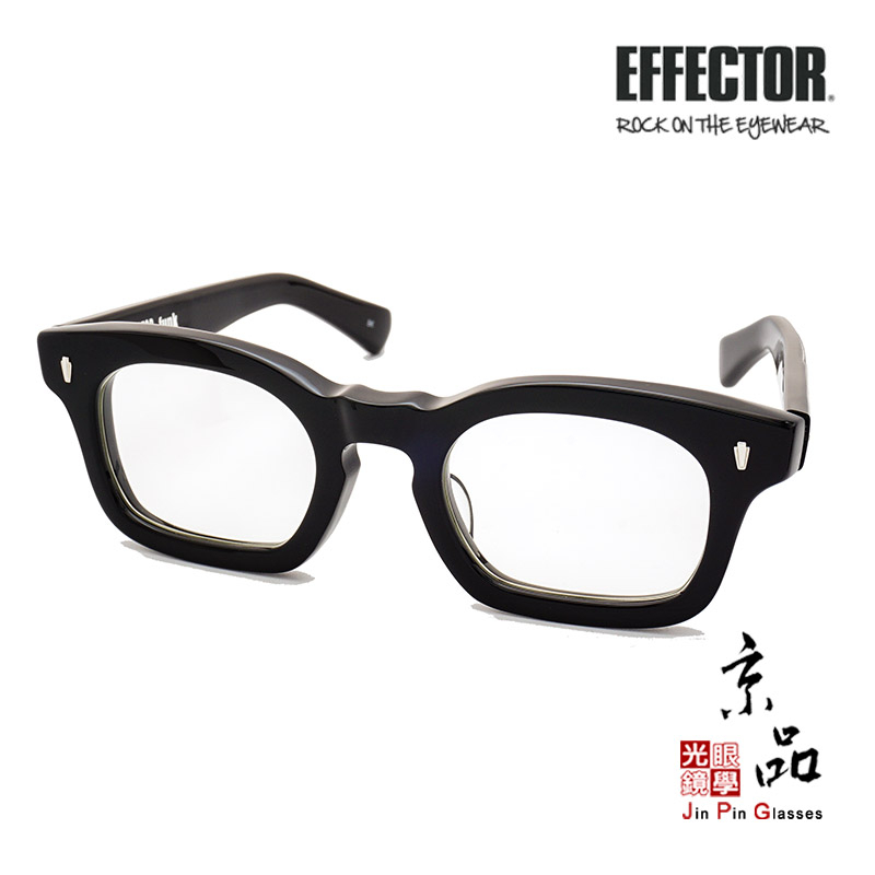 【EFFECTOR】FUNK BK 15th 經典黑框 15周年紀念版 伊菲特 日本手工眼鏡 眼鏡 JPG 京品眼鏡