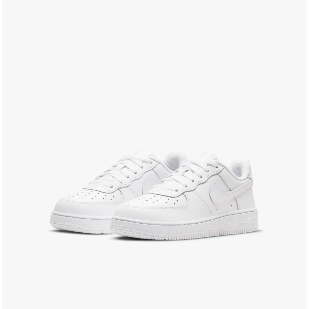 【罐頭選貨】NIKE AIR FORCE 1 LOW LE PS 全白 小童鞋 學步鞋 中童鞋