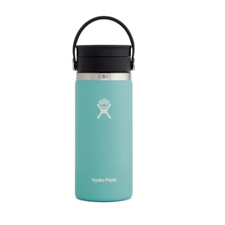 【Hydro Flask】寬口 16oz 473ml 高山綠 美國【旋轉咖啡蓋】不鏽鋼保溫保冰瓶保冷保溫瓶不含雙酚A