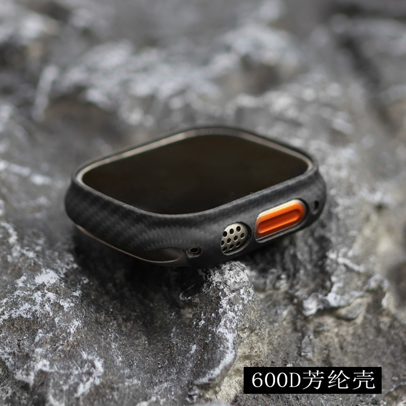 Apple Watch S6 S5 S7 S8 SE 49 45 41 44 凱夫拉碳纖維保護殼
