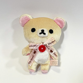 收藏品 Rilakkuma 懶妹娃娃 白熊 玩偶 娃娃 布偶 日本 吊飾尺寸 亮布料