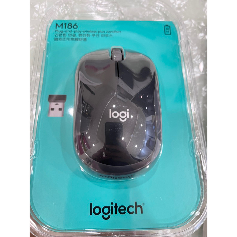 羅技M186全新無線滑鼠｜logitech