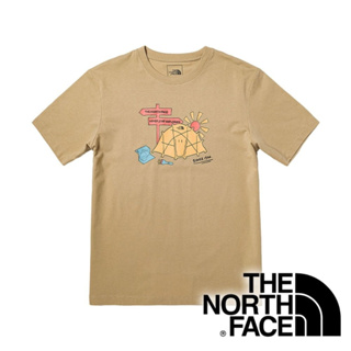 【THE NORTH FACE 美國】男圓領快乾短袖T恤 『卡其』NF0A7WF8