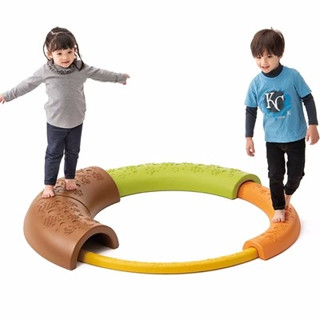 【專業活動器材】限時特賣 秒發貨 平衡木 臺灣WEPLAY腳印平衡木兒童感統訓練器材觸覺步道伸縮獨木橋玩具