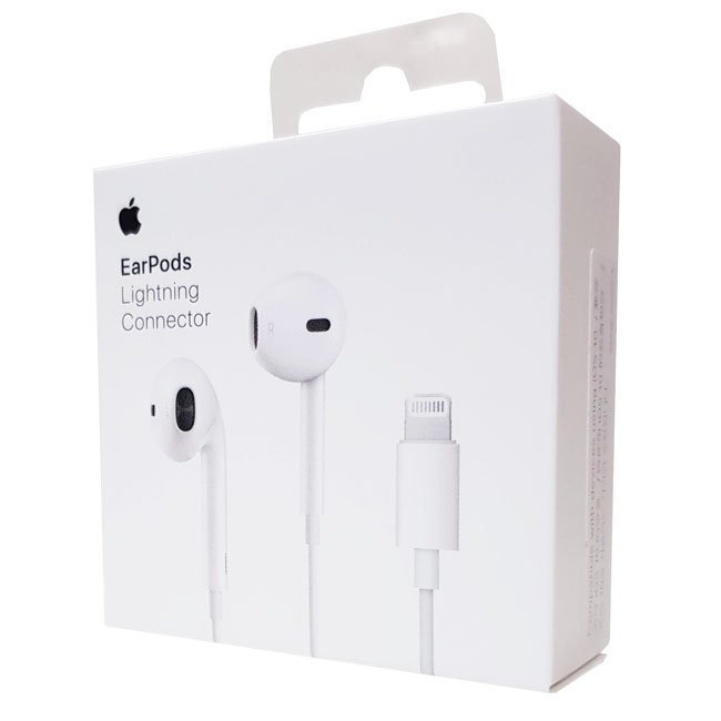 Apple 原廠 iPhone 耳機 線控+麥克風 EarPods  Lightning Connector有線耳機