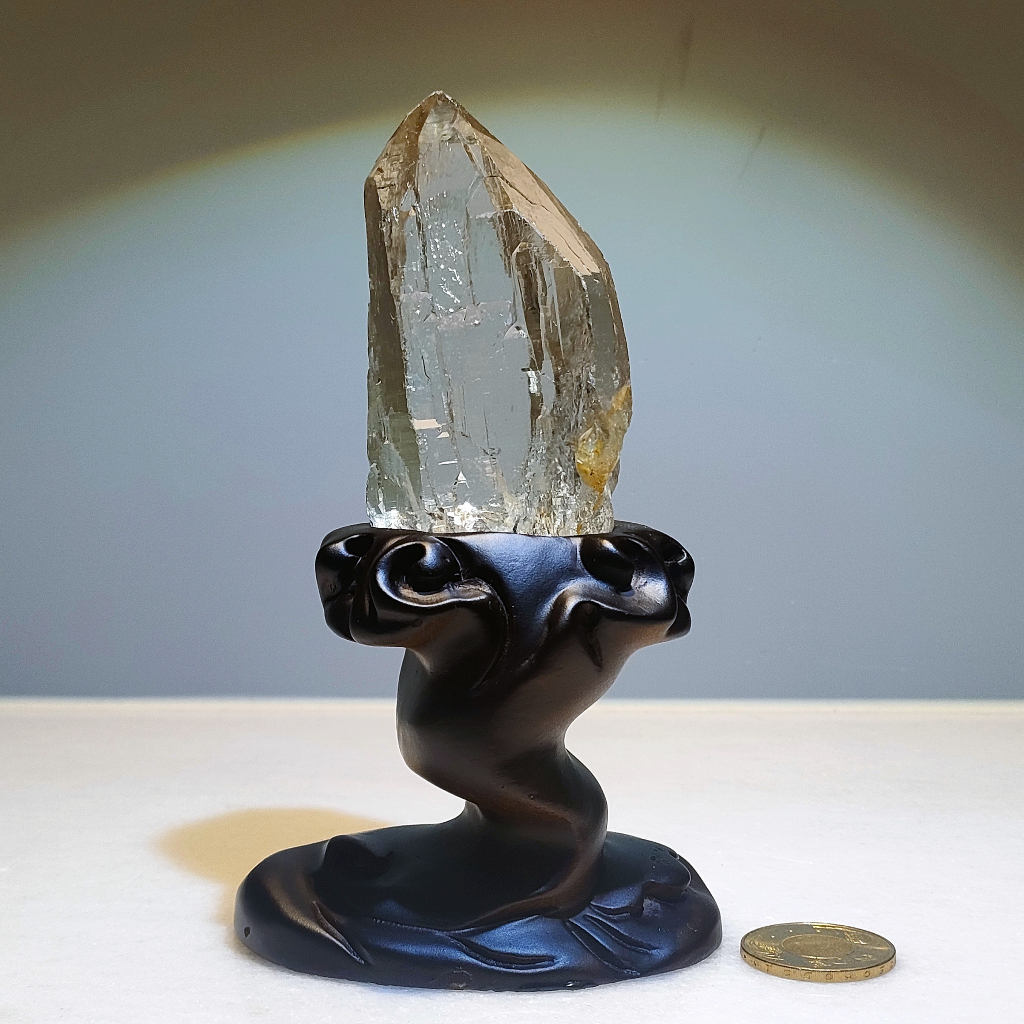 【永恆之光礦石】Citrine 黃水晶 骨幹水晶 教堂水晶 天然黃水晶 剛果教堂型態天然黃水晶 (教堂黃水晶001)