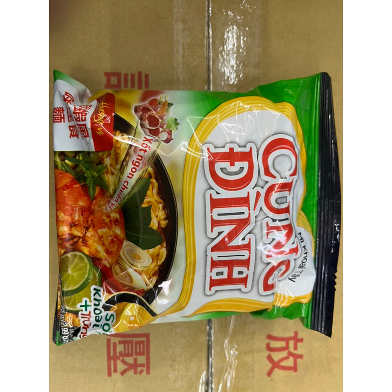 越南CUNG DINH 泡麵 宮廷泡麵 酸蝦/雞湯/香菇豬肉/排骨/蟹肉/筍絲排骨/牛肉