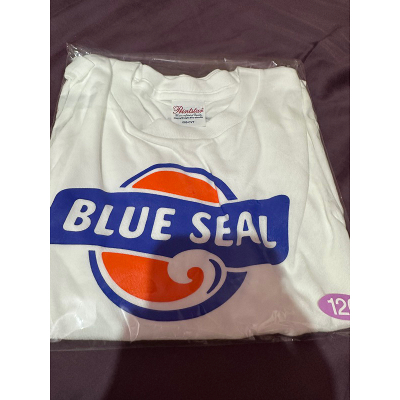 Blue seal Okinawa 沖繩冰淇淋專賣店 限定短袖T恤 120 兒童版 短版
