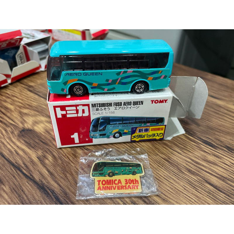 TOMICA  絕版 紅標 多美 NO.1 FUSO AERO QUEEN 三菱 公車 巴士