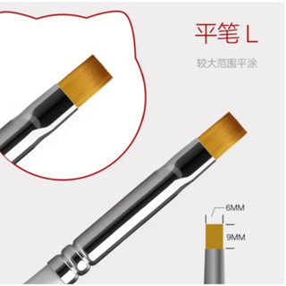 (大鳥叔叔模型)喵匠 HobbyMio 模型專用 HMB-07 平筆L 模型上色筆