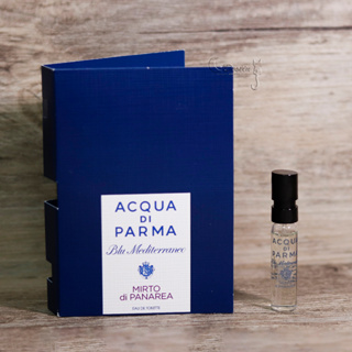 Acqua di Parma 藍色地中海系列 帕納里加州桂 MIRTO 中性淡香水 1.2ml 可噴式 全新