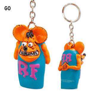RAT FINK RAF253 老鼠芬克 LIGHTER CAP 鑰匙圈 打火機套 (橘x藍 GO) 化學原宿