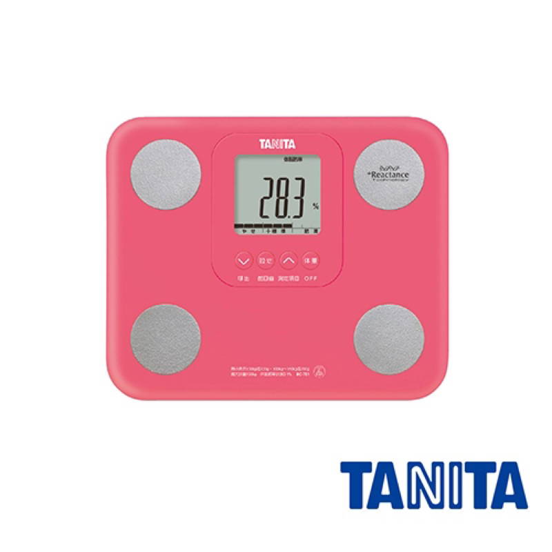 TANITA BC-751 （粉紅）七合一體脂計器（體脂肪/體重/肌肉量/基礎代謝/BMI/身體年齡/內臟脂肪）九成新