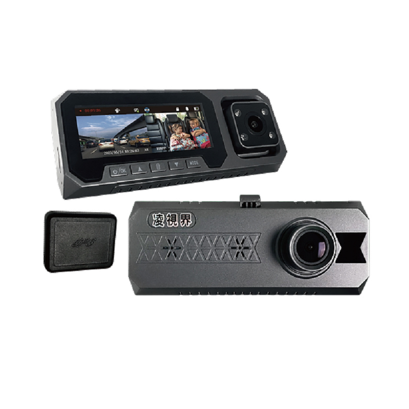 【連發車用影音】凌視界 FH-X3++ 前內雙錄行車記錄器-GPS時間日期同步 高清錄影1080P