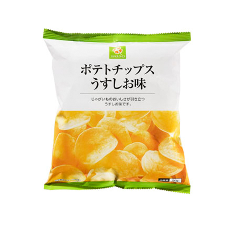 【日本湖池屋】淡鹽風味洋芋片 鹽味餅乾 馬鈴薯片-丹尼先生雜貨舖