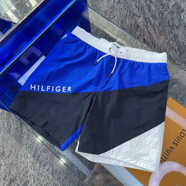 【螺絲服飾】正品 /現貨 Tommy Hilfiger 三色拼接logo海灘褲