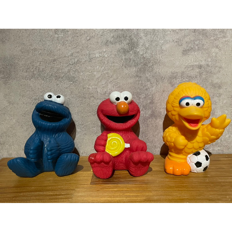芝麻街 SESAMESTREET Elmo Big Bird  Cookie Monster 存錢筒