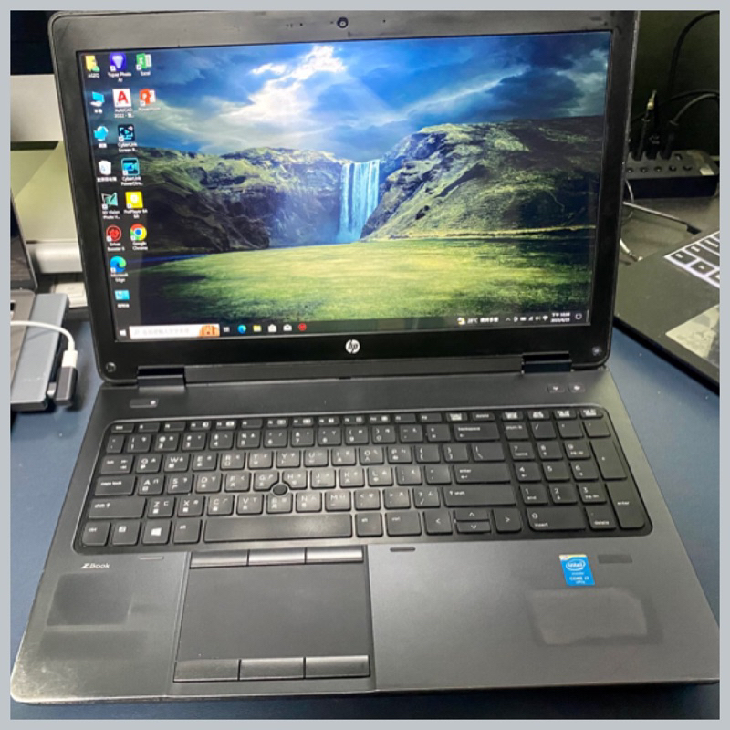 HP ZBook 15 G2 15.6吋高階工作站 16G記憶體 可跑Ai修圖 雙硬碟SSD480GB/ 1TB全新電池