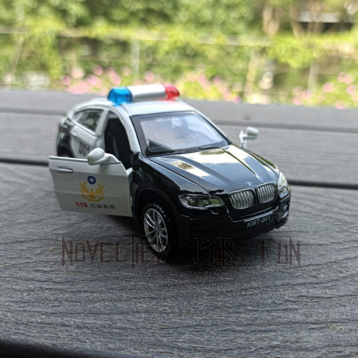 BMW X6 台灣警車模型 1:43模型車 110警察局車 合金迴力車 人民保母跑旅 Z4 X6M F16
