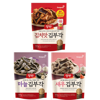 🇰🇷韓國代購🇰🇷❗️現貨+預購❗️東遠 Dongwon 海苔脆餅 泡菜/蝦/蒜 口味 50g 海苔 韓國海苔