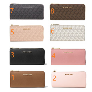 【美麗小舖】MICHAEL KORS MK 拉鍊長夾 皮夾 長夾 L拉鍊長夾 全新真品現貨在臺