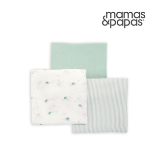 Mamas&Papas Muslin紗布巾3入組-海龜向海歸(90x90cm) 新生兒 嬰兒房 紗布巾