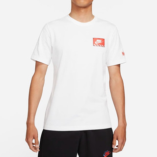 大灌體育👟Nike NSW TEE MECH AIR FIGURE機器人 男短袖上衣-白-DJ1398100