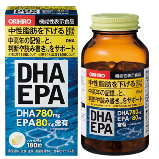*現貨*Na日本代購 ORIHIRO DHA EPA 魚油 180粒 中性脂肪