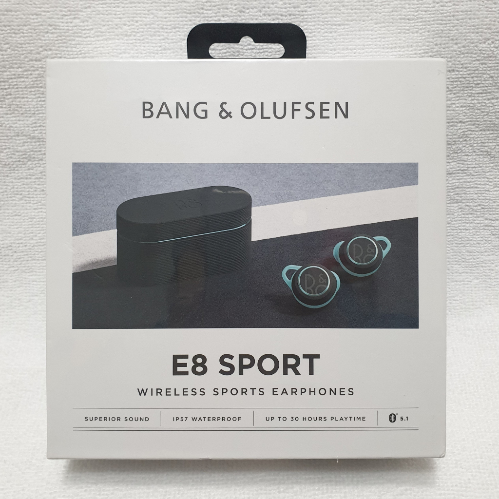 全新現貨未拆封｜B&amp;O Beoplay E8 Sport 真無線藍牙耳機 #限量色氧氣藍 #支援無線充電 #IP57防水