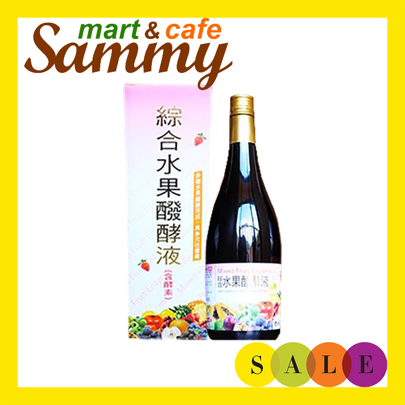 《Sammy mart》獨一社綜合水果發酵液(酵素)750ml/玻璃瓶裝超商店到店限3瓶