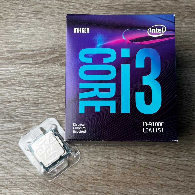 intel Core i3-9100F LGA1151腳架（良好二手品）