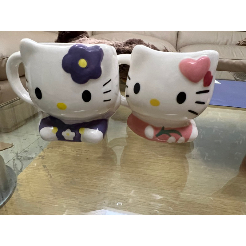 kitty 北海道 銀之鐘咖啡杯