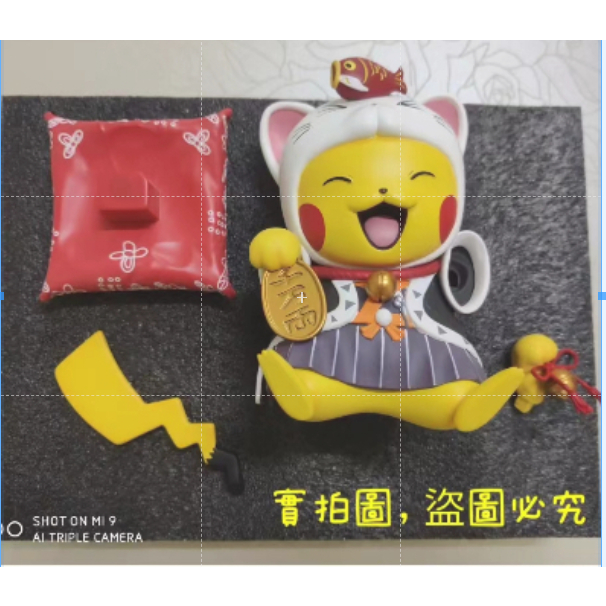 【心動GK】 奶糖 正品  mini版  招財貓 GK 皮卡丘 可愛的東西 手辦  生日禮物 潮玩