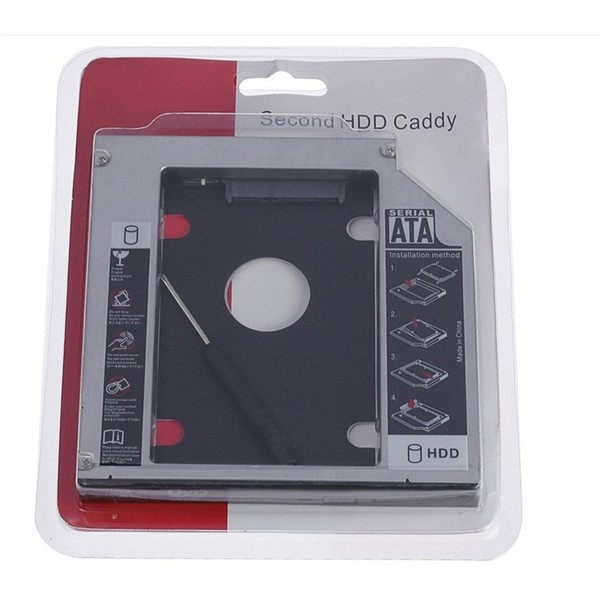 【好事+】筆電專用 DVD光碟機 轉 SATA硬碟 HDD SSD Caddy 12.7mm/9.5mm轉接架 硬碟托架