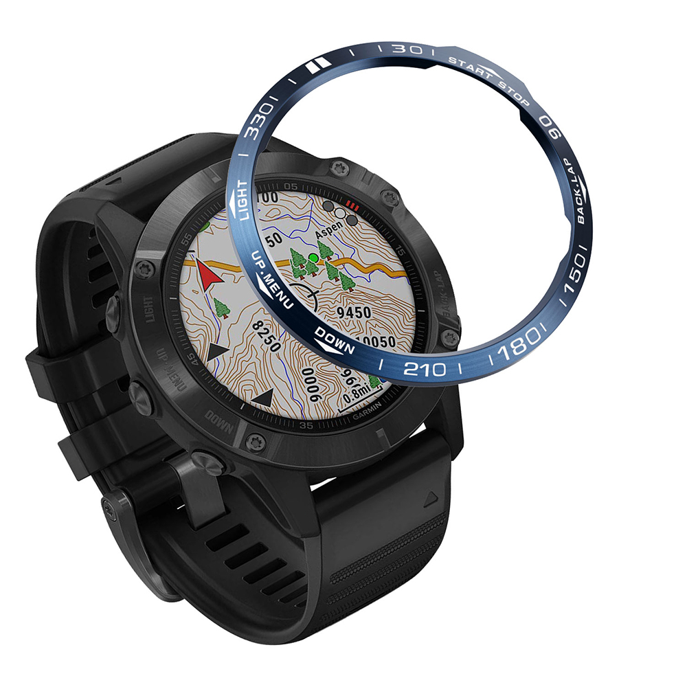 金屬 刻度圈 佳明手錶圈 Garmin Fenix 6 sapphire 6 Pro 時速 時間 手錶圈口 運動手錶殼圈